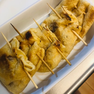 納豆チーズ油揚げ包み焼き